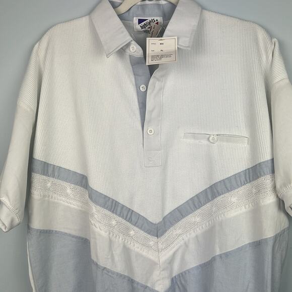 Highlights vintage new with tags deadstock 80s collared - Picture 2 of 7